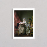 Tambour Frame'deki Madame de Pompadour, 1753, Poster